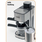 Espressor cafea 800w 240 ml tija spuma lapte 3.5 bari filtru ino-idabil